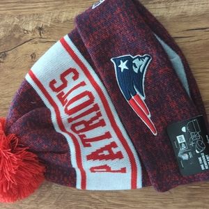 New England Patriots Winter Beanie Pom Hat
